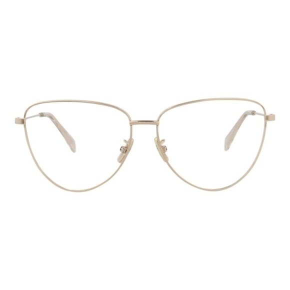 Celine Womens Cat Eye Gold Gold Transparent Fashion Designer Eyewear - Picture 1 of 4